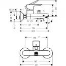 Комплект смесителей Hansgrohe Talis E 71740000 + 71712000 + 26532400