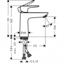 Комплект смесителей Hansgrohe Talis E 71740000 + 71712000 + 26532400