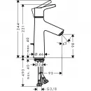 Комплект смесителей Hansgrohe Talis S 72400000 + 72020000 + 26532400