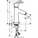Комплект смесителей Hansgrohe Talis S 72400000 + 72021000 + 26532400