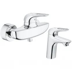 Комплект смесителей Grohe Eurostyle New 33590003 + 32468003