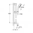 Комплект смесителей (3 в 1) Grohe Eurosmart Cosmopolitan 121655