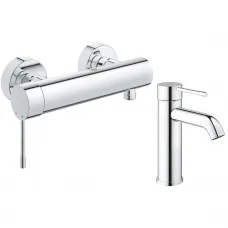 Комплект смесителей Grohe Essence New 33636001 + 23590001