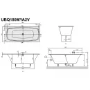 Квариловая ванна 180x80 см альпийский белый Villeroy & Boch My Art UBQ180MYA2V-01