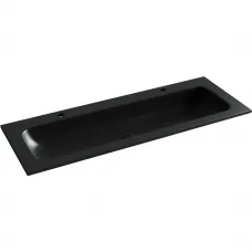 Раковина Ceramica Nova Grace CN7016MB 121x45,7 см, накладная, черный матовый