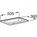 Раковина 50,5x36 см Roca Debba Unik 32799J00Y
