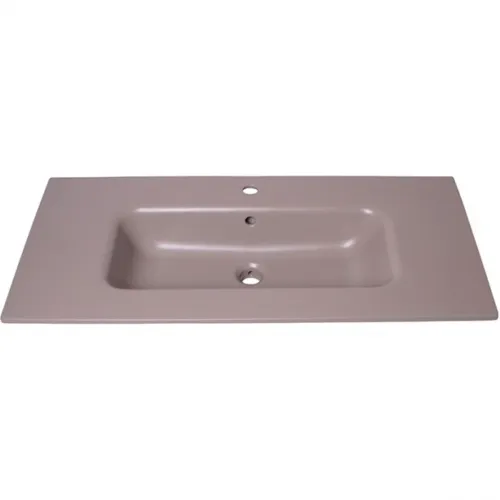 Раковина Plumberia Selection IXO XO081FTT 81x46 см, накладная, бежевый матовый