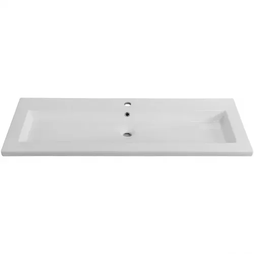 Раковина Cezares CZR-8070-120 121x46 см, накладная, белый