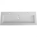 Раковина Cezares CZR-8070-120-1-2 121x46 см, накладная, белый