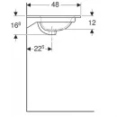 Раковина 100x48 см Geberit Renova Plan 122200000