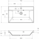 Раковина 70x45 см BelBagno Marino BB700/450-LV-MR-AST