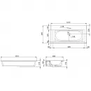Раковина 101x49,5 см Am.Pm Spirit V2.0 M70AWCC1002WG