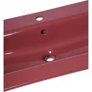 Раковина Plumberia Selection IXO XO101FMG 101x46 см, накладная, бордовый глянец