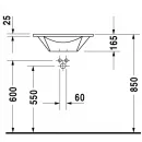Раковина 58x58 см Duravit Starck 1 0406580000
