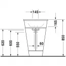 Раковина 58x58 см Duravit Starck 1 0406580000