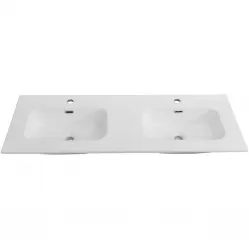 Раковина Cezares Duet CZR-8095-120-2 121x46 см, накладная, белый