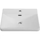 Раковина BelBagno BB-8076-3-50 51,5x43 см, накладная, белый