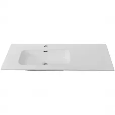Раковина Cezares Duet CZR-8095-120-L 121x46 см L, накладная, белый