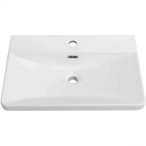 Раковина BelBagno BB-8076-3-60 61,5x43 см, накладная, белый