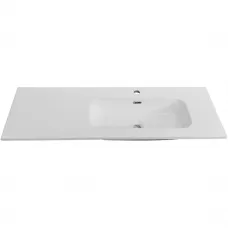 Раковина Cezares Duet CZR-8095-120-R 121x46 см R, накладная, белый