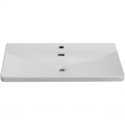 Раковина BelBagno BB-8076-3-80 81,5x43 см, накладная, белый