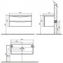 Раковина 60x42 см BelBagno Ancona-N EA-600-LVB