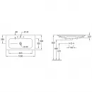 Раковина 100x50 см Villeroy & Boch Finion 4164A0R1