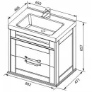 Раковина 65x46,6 см Aquanet Harmony