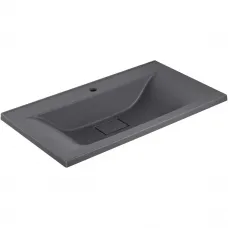 Раковина Vincea VCB-3M900G 90x45 см, накладная, серый матовый