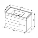 Раковина Aquanet Sanovit 8100-KL