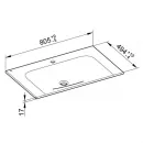 Раковина 80,5x49,4 см KEUCO Plan 32960318001