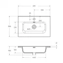 Раковина 61x39,5 см BelBagno BB600/390ETL