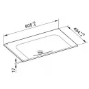 Раковина 80,5x49,4 см KEUCO Plan 32960318000