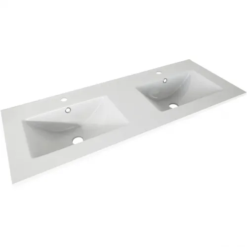 Раковина Cezares 50135 120,3x46 см, накладная, белый