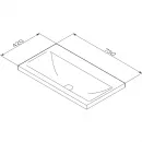 Раковина 75x42 см Am.Pm Gem M90WCC0752BM