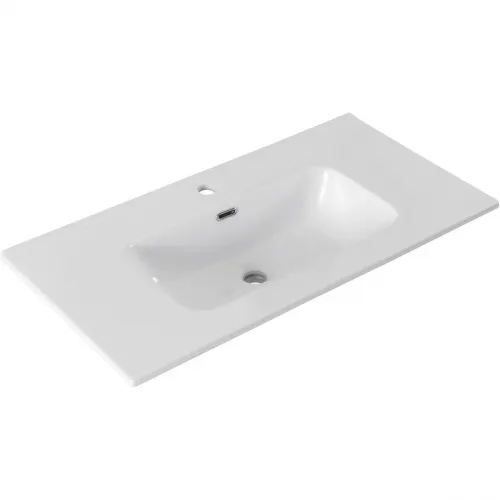 Раковина Allen Brau Glority 1.35008.20 91x46,5 см, накладная, белый