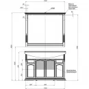 Раковина Aquanet Классик 1200