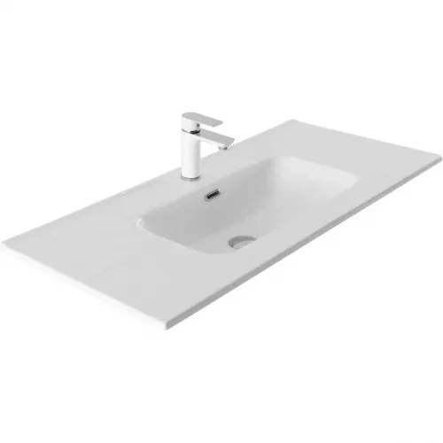 Раковина Allen Brau Glority 1.35009.20 101x46,5 см, накладная, белый