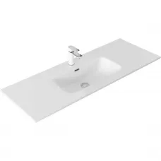 Раковина Allen Brau Glority 1.35010.20 121x46,5 см, накладная, белый