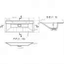 Раковина 120,7x49,2 см Am.Pm Inspire 2.0 M50AWPC1201WG