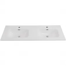 Раковина BelBagno BB1200-2-ETL 121x46,5 см, накладная, белый