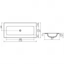 Раковина Ceramica Nova Grace CN7013wx 101x45,7 см, накладная, белый