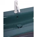 Раковина Plumberia Selection IXO XO081FPL 81x46 см, накладная, сине-зеленый глянец