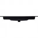 Раковина Plumberia Selection IXO XO101FNO 101x46 см, накладная, черный матовый