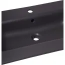 Раковина Plumberia Selection IXO XO101FNO 101x46 см, накладная, черный матовый