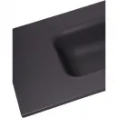 Раковина Plumberia Selection IXO XO101FNO 101x46 см, накладная, черный матовый
