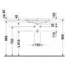Раковина 60x43 см Duravit 2nd Floor 0347600000