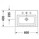 Раковина 60x43 см Duravit 2nd Floor 0347600000