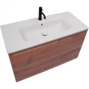 Раковина Plumberia Selection IXO XO081FBO 81x46 см, накладная, белый матовый