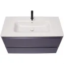 Раковина Plumberia Selection IXO XO081FBO 81x46 см, накладная, белый матовый